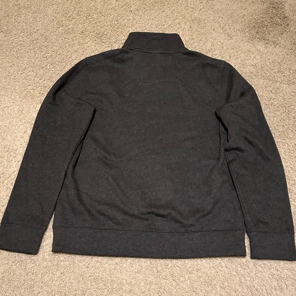 Nautica Quarter Zip Charcoal Gray NWT Medium - Picture 2 of 3
